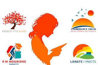 design childcare,school, university,institute,education logo