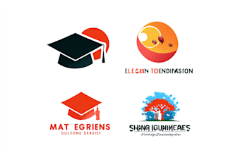 do modern education logo for schools, college and university