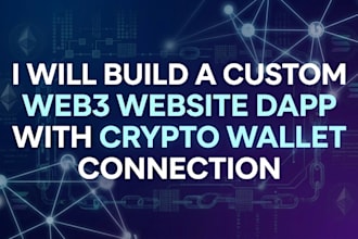 build a custom web3 website dapp with crypto wallet connection