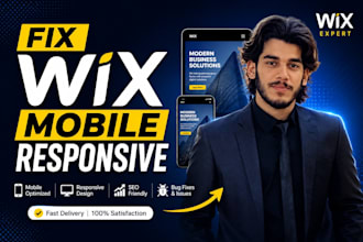 fix and optimize your wix website for mobile and responsive design