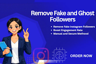 identify all inactive and bot followers to manually remove