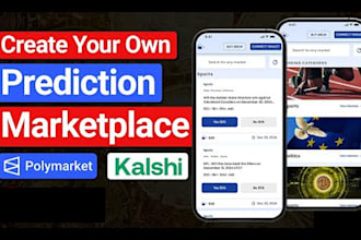 create a prediction app, polymarket clone, prediction market live score app