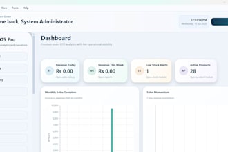build a custom pos system with inventory management