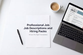 write professional job descriptions and a hiring recruitment pack for your team