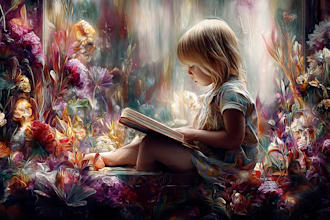 draw whimsical children storybook illustration for you