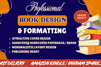do amazon KDP book formatting, kindle ebook and paperback formatting