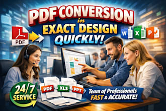 do PDF conversion exact in design quickly