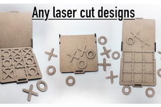 make any laser cut designs also with mechanism