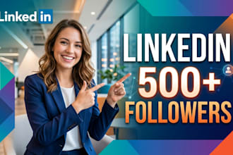 add new 500 linkedin followers