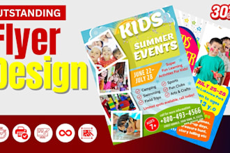 design professional education, school admission flyer, poster and brochure