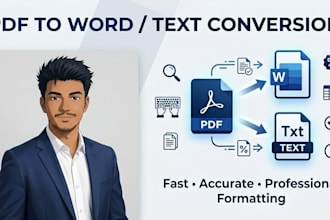 convert PDF to text or word accurately