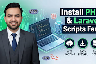 install and setup PHP or laravel script on vps or hosting