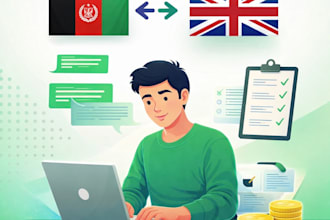 translate english to pashto and pashto to english professionall