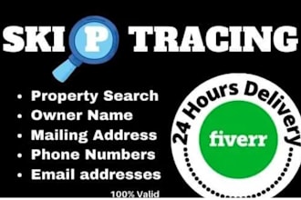 provide skip tracing for real estate business