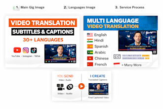 translate video and add multilingual subtitles