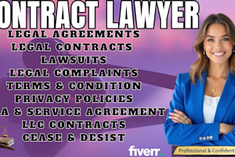 draft professional llc operating agreements, ndas, and service contracts