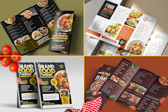 create eye catching menu design, restaurant menu, food menu, digital menu design