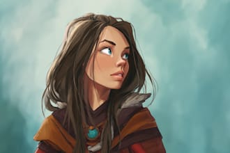 draw dnd character art illustration and dnd art