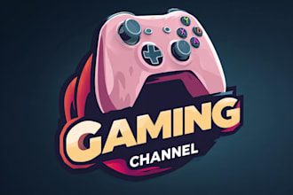 design a professional fantasy youtube,gaming channel logo