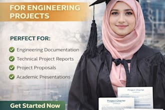 write project charters and reports for engineering projects