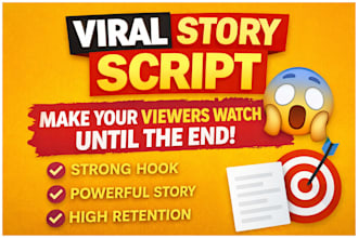 write viral youtube storytelling script