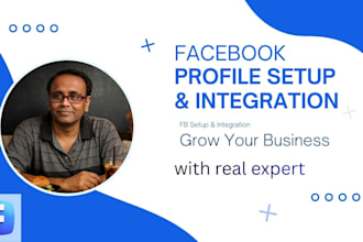 be your facebook virtual assistant for profile setup and integration