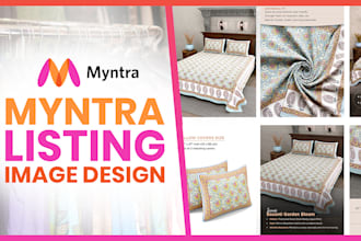 design professional myntra product listing images