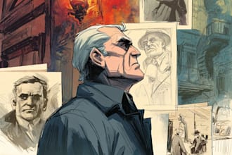 design epic superhero and fantasy comic book art