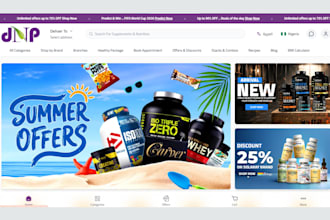 supplement shopify store, vitamins, protein store sports nutrition website