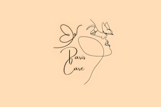 do an unique and modern line art logo and line art design for your brand