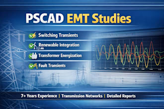 perform emt and power system studies using pscad