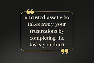 be your professional virtual assistance
