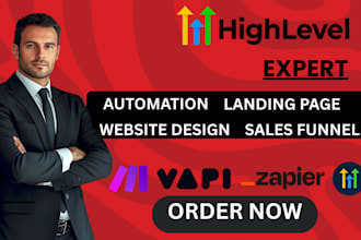 gohighlevel landing page ghl sales funnel gohigh level website automation