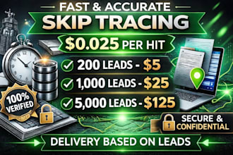 do bulk skiptracing for real estate