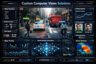 develop a custom computer vision system using python opencv and ai