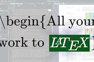 overleaf latex document editing and thesis formatting