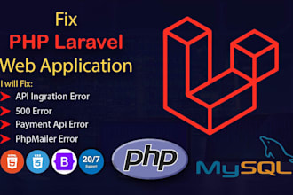 fix php and laravel website errors