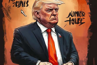 draw funny political cartoons