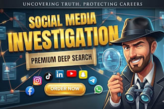 background check, social media research, osint ,find someone