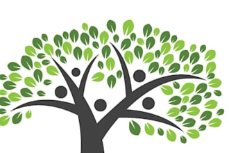 do a high quality professional tree service logo