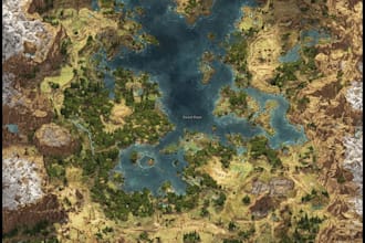 do fantasy map design