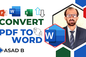 convert PDF to word or word to PDF