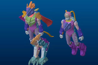 design toy structures action figures and mechanisms