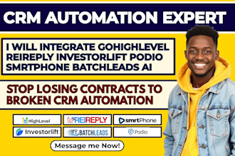 integrate gohighlevel reireply investorlift podio smrtphone batchleads ai