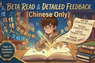 use my literature degree to provide feedback on your chinese text