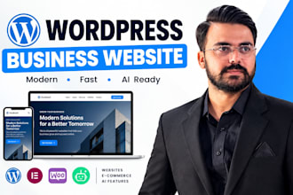 build a modern wordpress website with ai features
