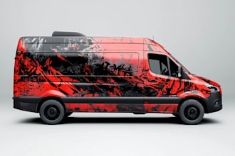 vehicle wrap car wrap van truck wrap design