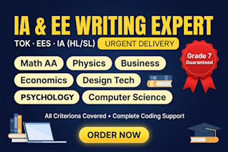 do urgent design ia, math, economics, physics and computer science ia, ee