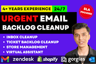 clear your support tickets and email backlog fast as customer care