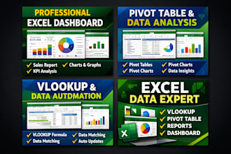 do excel data cleaning, formatting, and pivot table analysis
